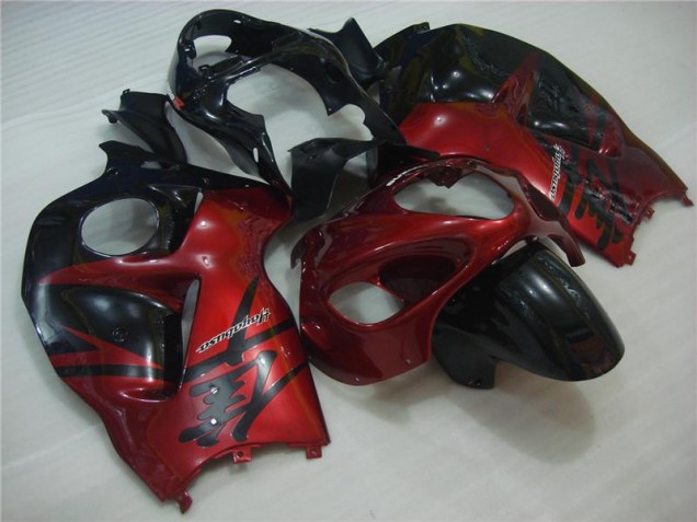 Loja Abs Carenagem Moto Suzuki GSXR 1300 Hayabusa 96-07 - Vermelho Preto