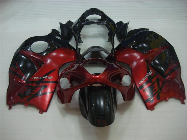 Loja Abs Carenagem Moto Suzuki GSXR 1300 Hayabusa 96-07 - Vermelho Preto