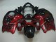 Loja Abs Carenagem Moto Suzuki GSXR 1300 Hayabusa 96-07 - Vermelho Preto