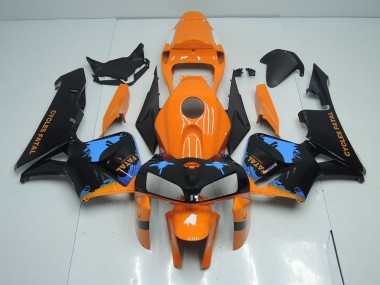 Loja Abs Kit Carenagem & Plásticos Moto Honda CBR 600RR 05-06 - Laranja Preto