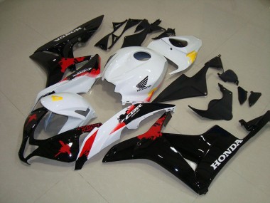 Loja Abs Kit Carenagem & Plásticos Moto Honda CBR 600RR 07-08 - Branco Preto Vermelho