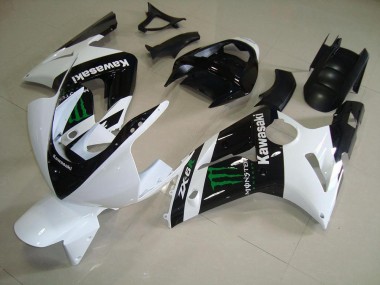 Loja Abs Kit Carenagem & Plásticos Moto Kawasaki ZX6R 03-04 - Branco Monster