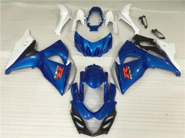 Loja Abs Kit Carenagem & Plásticos Moto Suzuki GSXR 1000 17-23 - Azul Branco