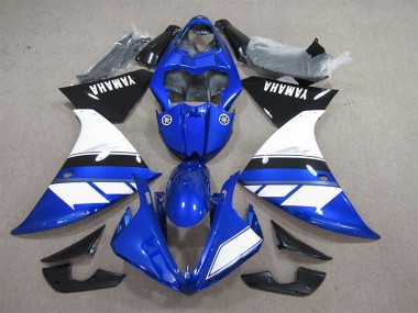 Loja Abs Kit Carenagem & Plásticos Moto Yamaha R1 09-11 - Azul Branco