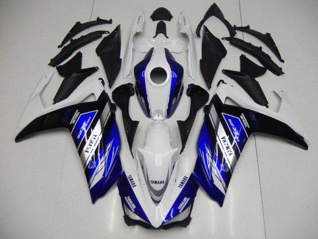 Loja Abs Kit Carenagem & Plásticos Moto Yamaha R3 15-22 - Azul Branco