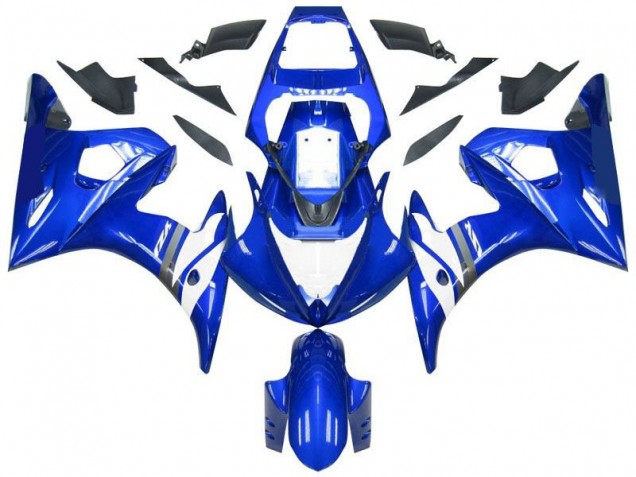 Loja Abs Kit Carenagem & Plásticos Moto Yamaha R6 03-05 - Azul Branco