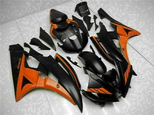 Loja Abs Kit Carenagem & Plásticos Moto Yamaha R6 06-07 - Laranja Preto