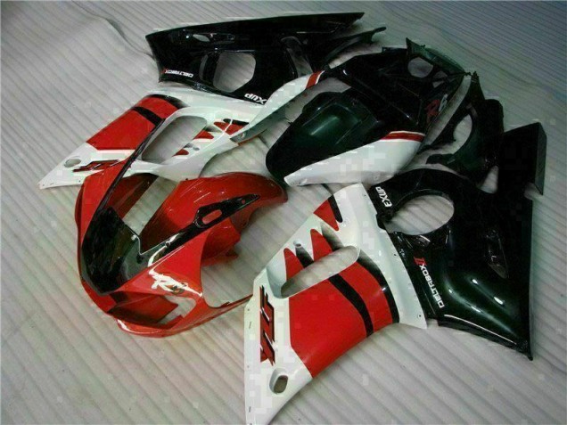 Loja Abs Kit Carenagem & Plásticos Moto Yamaha R6 98-02 - Vermelho Preto