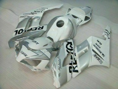 Loja Abs Kit Completos Carenagem Moto Honda CBR 1000RR 04-05 - Prata Branco Repsol