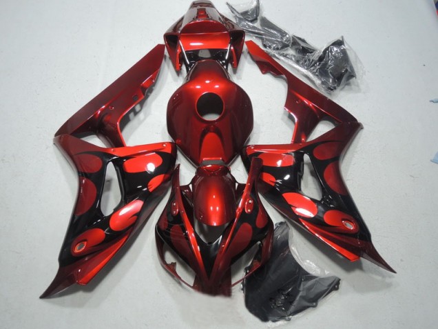 Loja Abs Kit Completos Carenagem Moto Honda CBR 1000RR 06-07 - Vermelho Preto