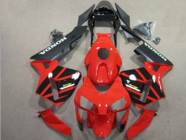 Loja Abs Kit Completos Carenagem Moto Honda CBR 600RR 03-04 - Vermelho Preto