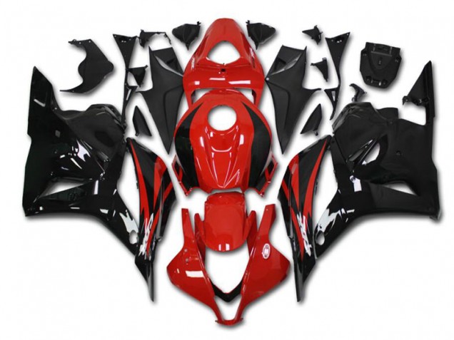 Loja Abs Kit Completos Carenagem Moto Honda CBR 600RR 09-12 - Vermelho Preto