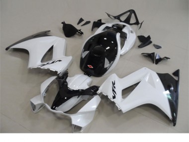 Loja Abs Kit Completos Carenagem Moto Honda VFR 800 02-13 - Branco Preto