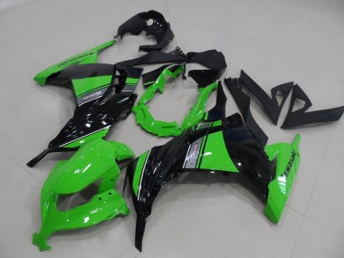 Loja Abs Kit Completos Carenagem Moto Kawasaki ZX 300R 13-16 - Preto Verde