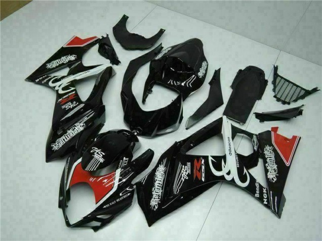 Loja Abs Kit Completos Carenagem Moto Suzuki GSXR 1000 K7 07-08 - Preto