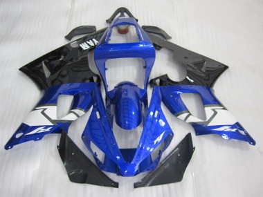 Loja Abs Kit Completos Carenagem Moto Yamaha R1 00-01 - Azul Preto Branco