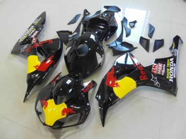 Loja Abs Kits Carenagem Moto Honda CBR 1000RR 06-07 - Preto Red Bull