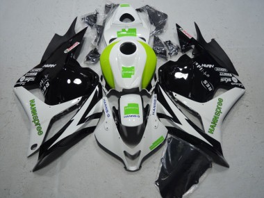 Loja Abs Kits Carenagem Moto Honda CBR 600RR 09-12 - Preto Branco Verde Hannspree