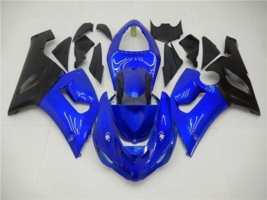 Loja Abs Kits Carenagem Moto Kawasaki ZX6R 05-06 - Azul