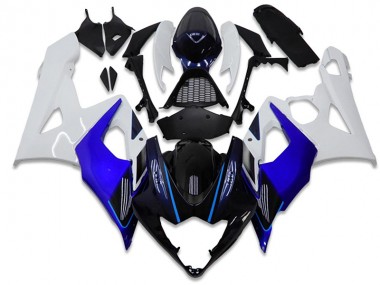 Loja Abs Kits Carenagem Moto Suzuki GSXR 1000 K5 05-06 - Azul Branco