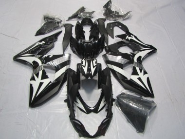 Loja Abs Kits Carenagem Moto Suzuki GSXR 1000 K9 09-16 - Preto Branco