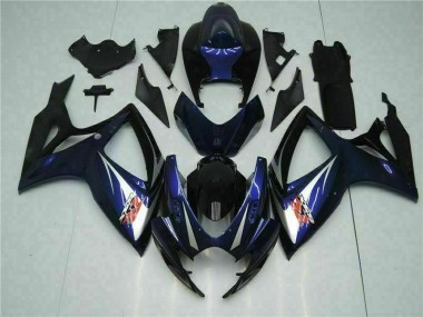 Loja Abs Kits Carenagem Moto Suzuki GSXR 600 / 750 K6 06-07 - Preto Azul