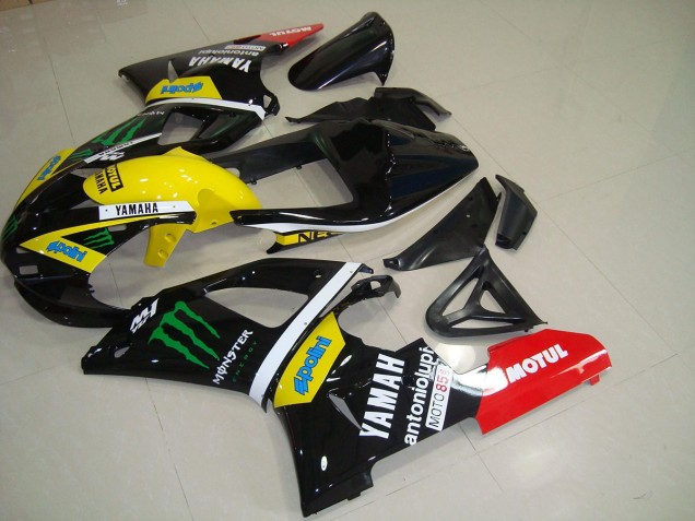 Loja Abs Kits Carenagem Moto Yamaha R1 00-01 - Amarelo Monster