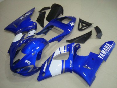 Loja Abs Kits Carenagem Moto Yamaha R1 00-01 - Azul Branco