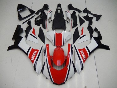 Loja Abs Kits Carenagem Moto Yamaha R1 15-19 - Vermelho Branco