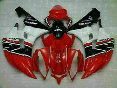 Loja Abs Kits Carenagem Moto Yamaha R6 06-07 - Vermelho Branco