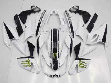 Loja Abs Kits Completos Carenagem Moto Kawasaki Z1000 07-09 - Branco