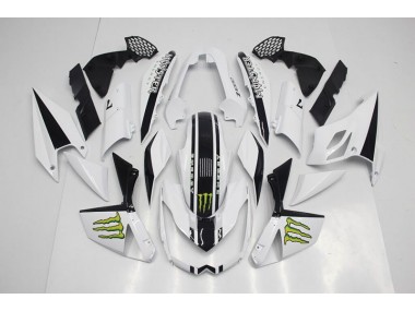 Loja Abs Kits Completos Carenagem Moto Kawasaki Z1000 07-09 - Branco