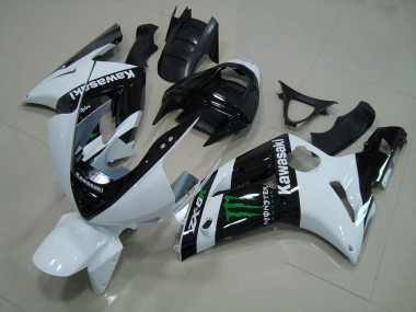 Loja Abs Kits Completos Carenagem Moto Kawasaki ZX6R 05-06 - Branco Monster