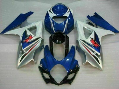 Loja Abs Kits Completos Carenagem Moto Suzuki GSXR 1000 K7 07-08 - Azul Branco