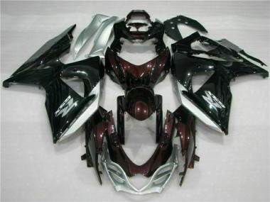 Loja Abs Kits Completos Carenagem Moto Suzuki GSXR 1000 K9 09-16 - Castanho Preto