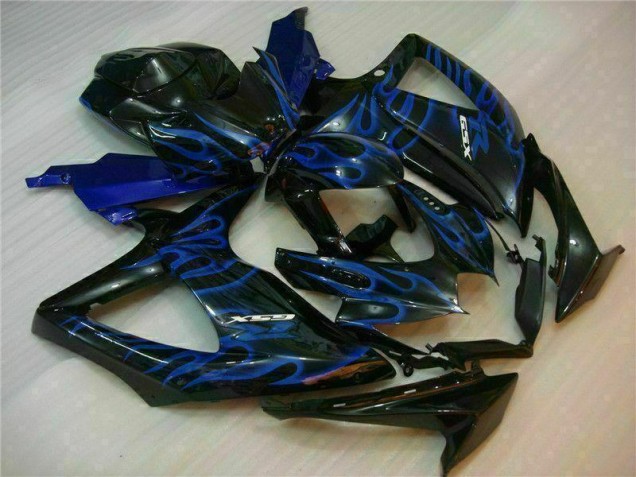 Loja Abs Kits Completos Carenagem Moto Suzuki GSXR 600 / 750 K8 08-10 - Azul Preto