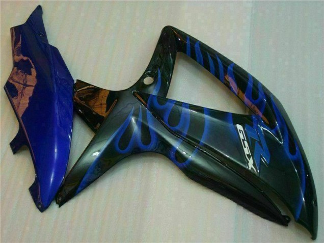 Loja Abs Kits Completos Carenagem Moto Suzuki GSXR 600 / 750 K8 08-10 - Azul Preto