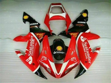 Loja Abs Kits Completos Carenagem Moto Yamaha R1 02-03 - Vermelho