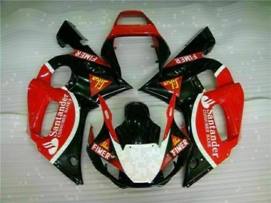 Loja Abs Kits Completos Carenagem Moto Yamaha R6 98-02 - Vermelho Preto