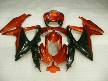 Loja Abs Moto Plástico Suzuki GSXR 600 / 750 K8 08-10 - Vermelho Preto