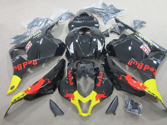 Loja Abs Moto Plásticos Honda CBR 600RR 09-12 - Preto Red Bull