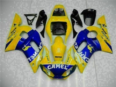 Loja Abs Moto Plásticos Yamaha R6 98-02 - Amarelo Azul