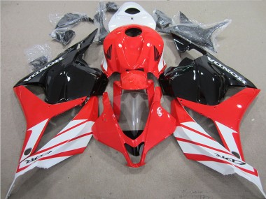 Loja Abs Motocicleta Plástico Honda CBR 600RR 09-12 - Vermelho Preto Branco