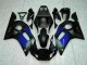 Loja Abs Motocicleta Plásticos Yamaha R6 98-02 - Azul Preto