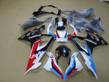 Loja Carenagem Moto BMW S1000RR 19-21 - Branco Azul Vermelho Preto