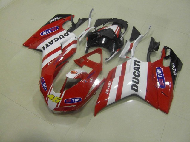 Loja Carenagem Moto Ducati 848 1098 1198 07-14 - Vermelho 46