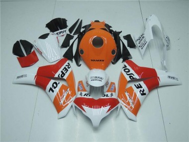 Loja Carenagem Moto Honda CBR 1000RR 08-11 - Laranja Branco Vermelho Repsol