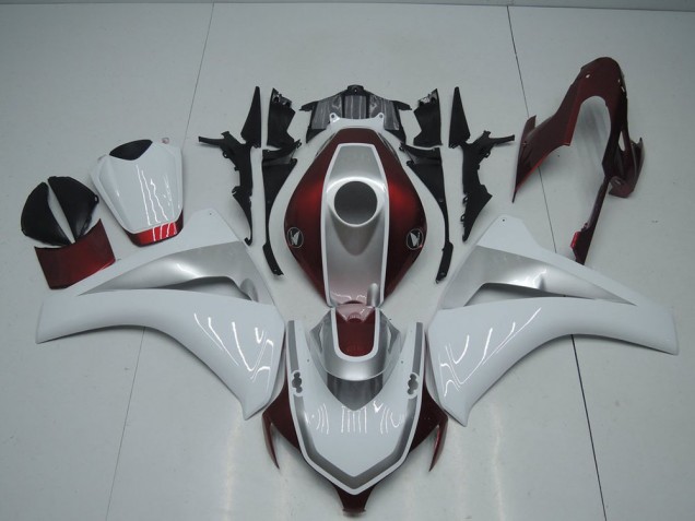 Loja Carenagem Moto Honda CBR 1000RR 08-11 - Vermelho Branco & Prata