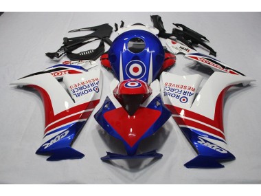 Loja Carenagem Moto Honda CBR 1000RR 12-16 - Azul Vermelho Royal Air Force Reserves