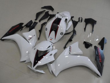 Loja Carenagem Moto Honda CBR 1000RR 12-16 - Branco & Preto Fosco Estilo OEM